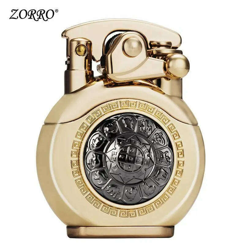 The New Zorro ARMOR Kerosene Lighter. The Turntable Rocker Arm Automatically Ignites. Gasoline Lighter - KIMLUD