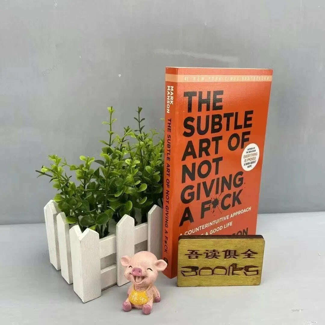 The Subtle Art of Not Giving A F*ck / Every Thing Is F*cked By Mark Manson Self Management Stress Relief Book - KIMLUD