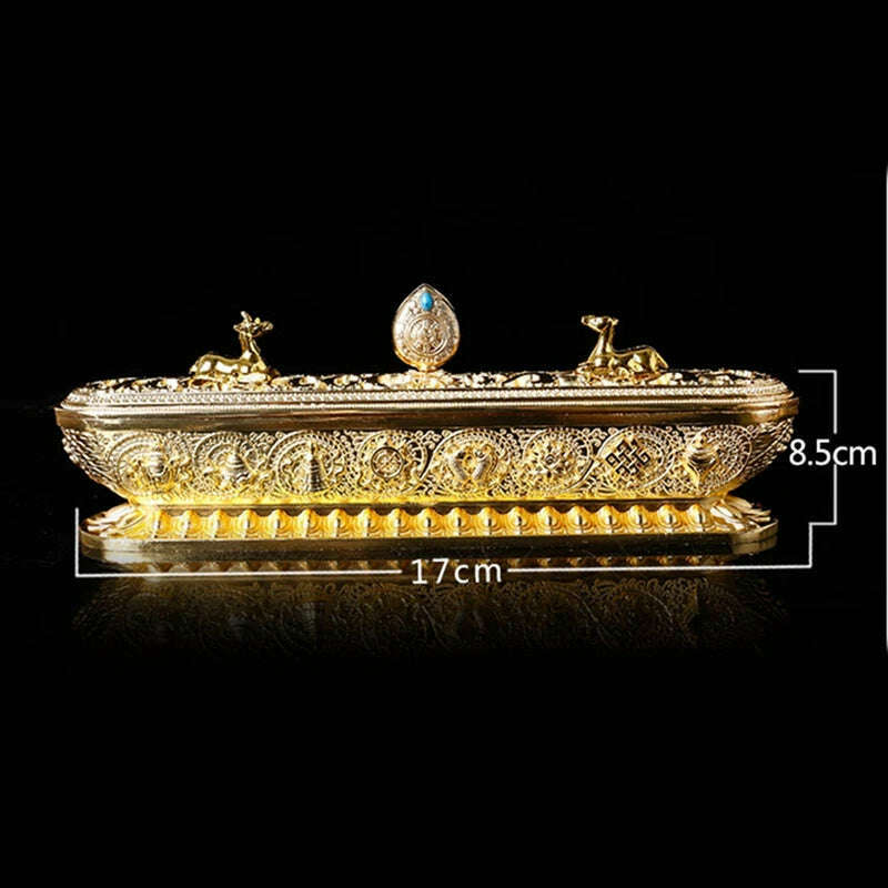 Tibet Incense Burner Antique Handmade Incense Stick Holder Zen Teahouse Home Office Decoration Crafts Ornaments - KIMLUD