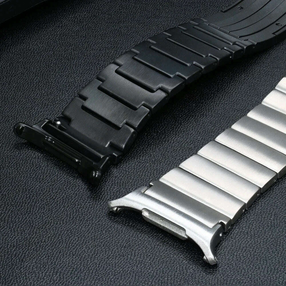 Titanium Strap for Samsung Galaxy Watch Ultra 47mm Band Quick fit Luxury Business Bracelet for GALAXY ULTRA7 47MM ultra Correa - KIMLUD