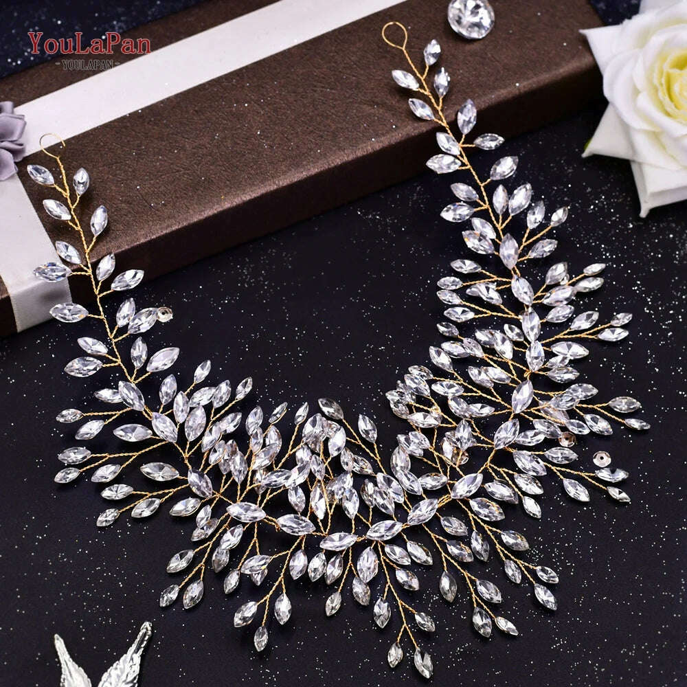 TOPQUEEN High Quanlity Bridal Belts Silver Diamond Belt Bridal Sashes Belt Luxury Rhinestone Belt Wedding Dress Sash Belt SH237 - KIMLUD