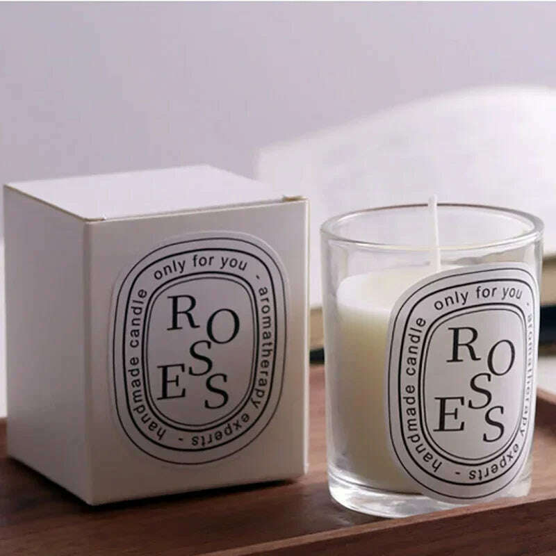 Transparent Scented Fragrance Romantic Candle Light Gift Scented Aromatic Candles Guest Gift Candles Wedding Candles Candle Jar - KIMLUD