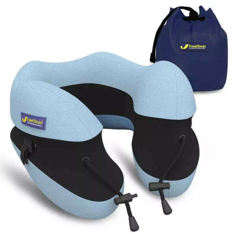 U-Shape Travel Pillow for Memory Foam Neck Pillow Travel Accessories Comfortable Pillows for Sleep Home Textile 5 Colors - KIMLUD