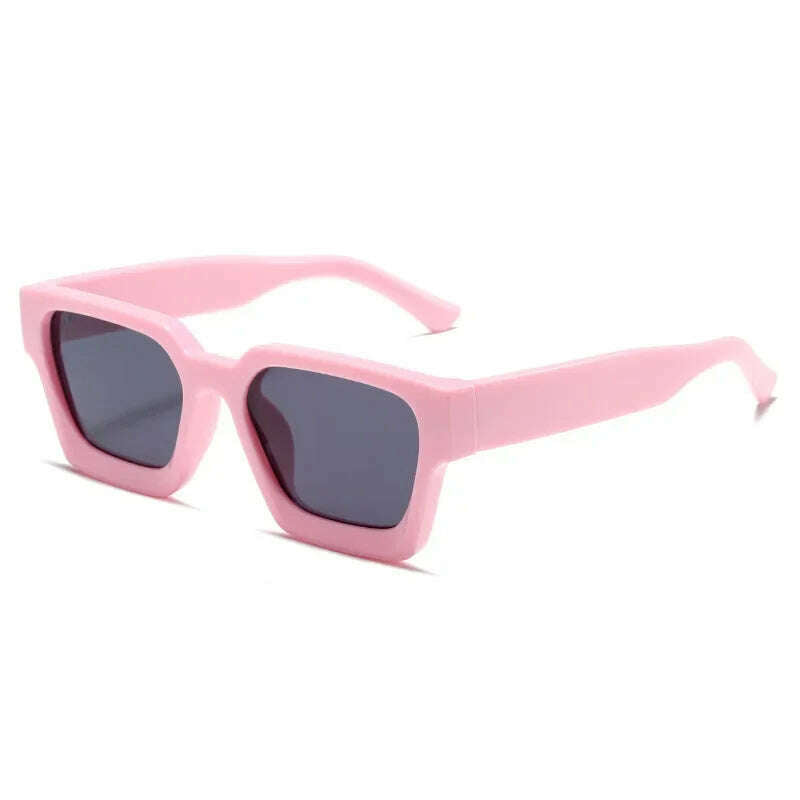 KIMLUD, Unisex European American Sunglasses Trend UV Protection Designer Sun Eyewear Fashion Rainbow Versatile Men Women Sun Glasses, Pink, KIMLUD APPAREL - Womens Clothes