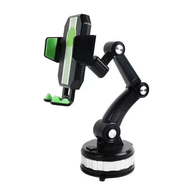 KIMLUD, Universal Multi-Function Suction Cup Car Mobile Phone Car Bracket 360 ° Telescopic Rotation Adjustment Fixed Shockproof Mobile, green, KIMLUD APPAREL - Womens Clothes