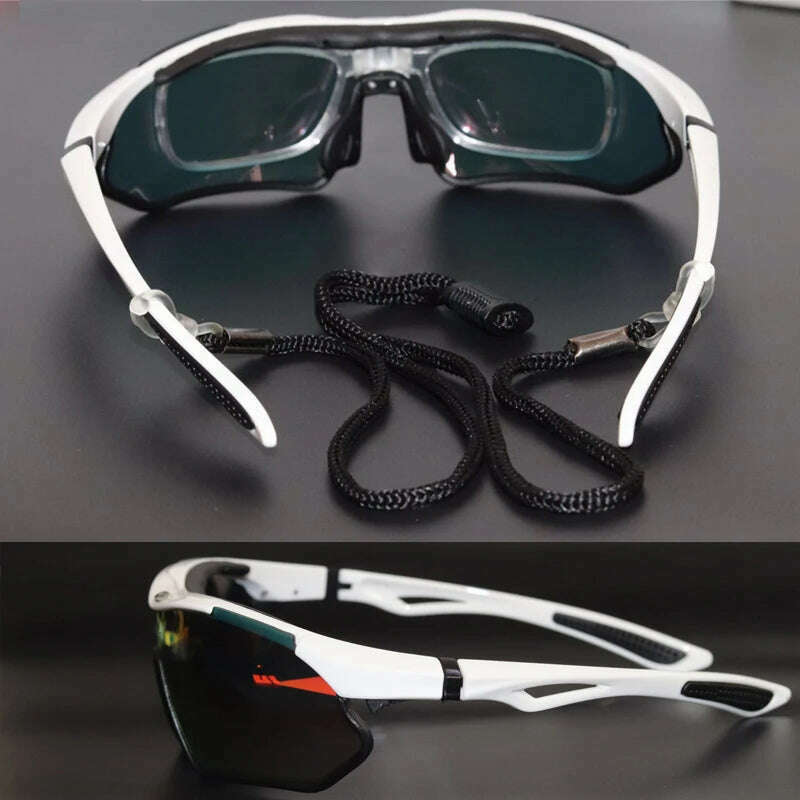 UV400 Bicycle Glasses Men Cycling Sunglasses MTB Sports Eyeglasses Bike Riding Eyewear Anti-Glare Fisherman Glasses - KIMLUD