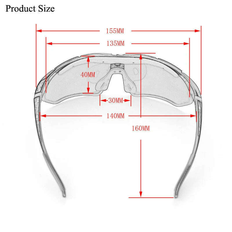 KIMLUD, UV400 Bicycle Glasses Men Cycling Sunglasses MTB Sports Eyeglasses Bike Riding Eyewear Anti-Glare Fisherman Glasses, KIMLUD Womens Clothes