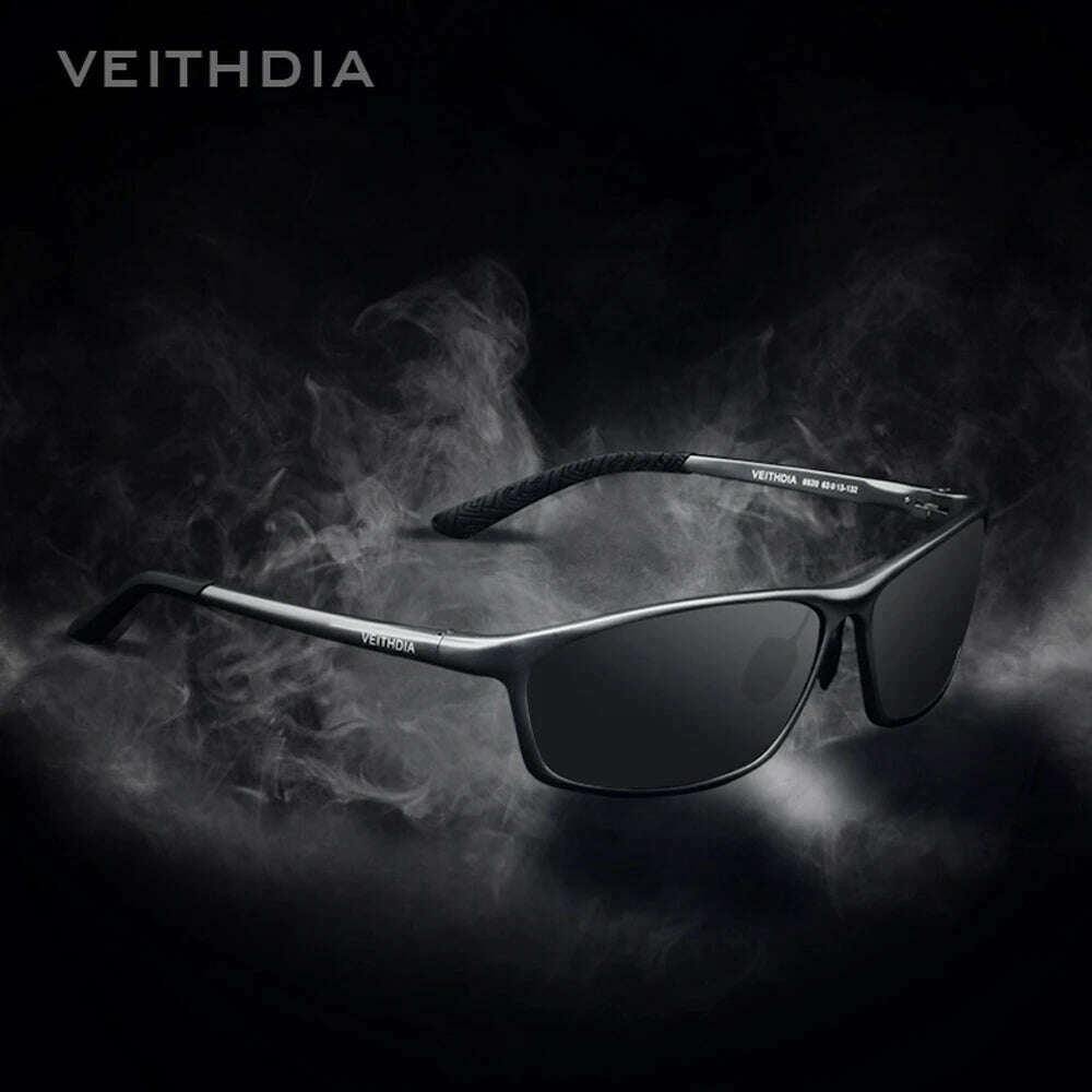 KIMLUD, VEITHDIA Sunglasses Aluminum Men Polarized UV400 Lens Sport Outdoor Driving Eyewear Accessories Cycling Glasses For Male 6520, KIMLUD Womens Clothes