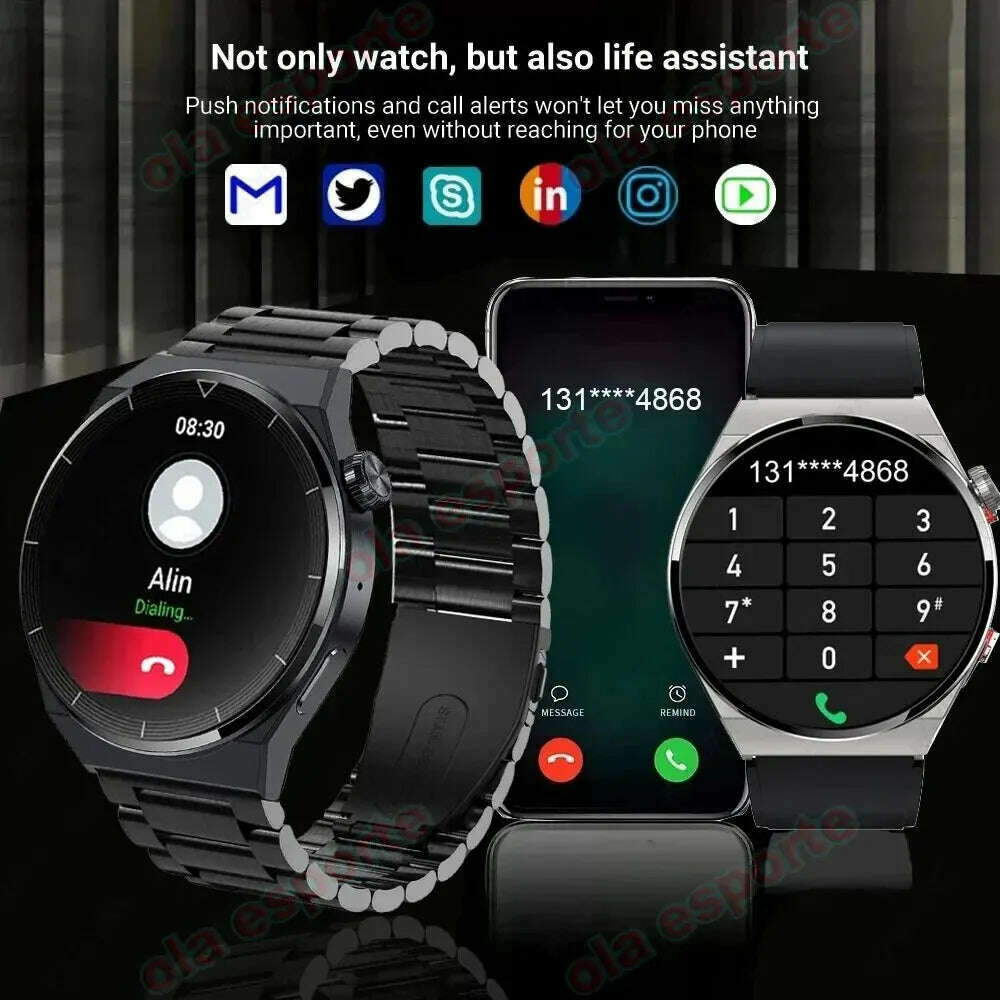 Watch 4 Pro Smart Watch for Men Women Gift 2024 New in Sport SmartWatch Ultimate Design Bluetooth Phone Call WristWatch GPS Band - KIMLUD