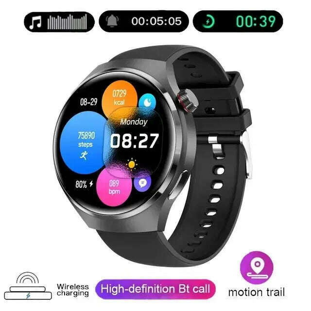 Watch 4 Pro Smart Watch for Men Women Gift 2024 New in Sport SmartWatch Ultimate Design Bluetooth Phone Call WristWatch GPS Band - KIMLUD