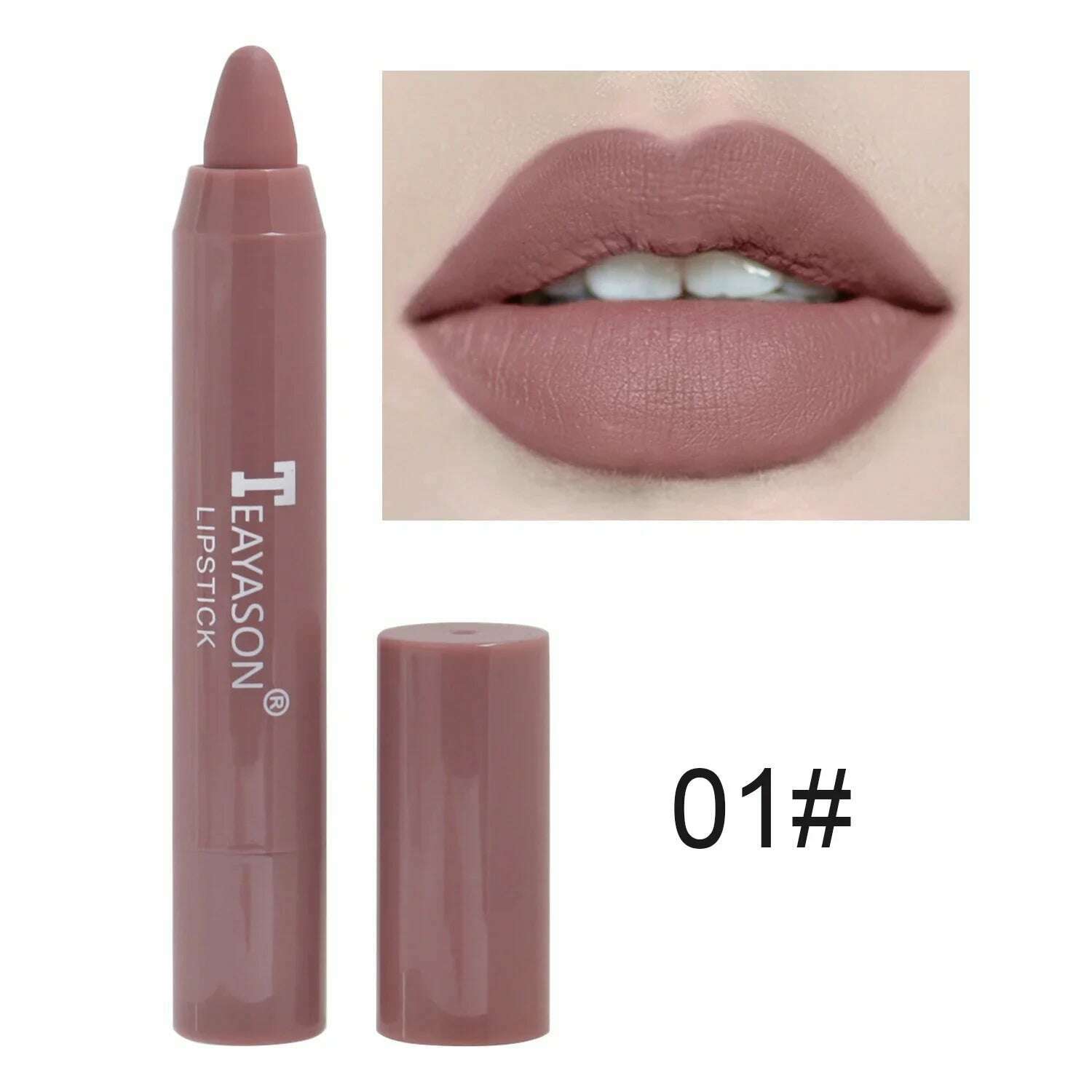 Waterproof Lipliner Pencil Matte Velvet Lip Liner Pen Outline Lip Shape Lipstick Pen Long Lasting Non-stick Cup Makeup Cosmetics - KIMLUD