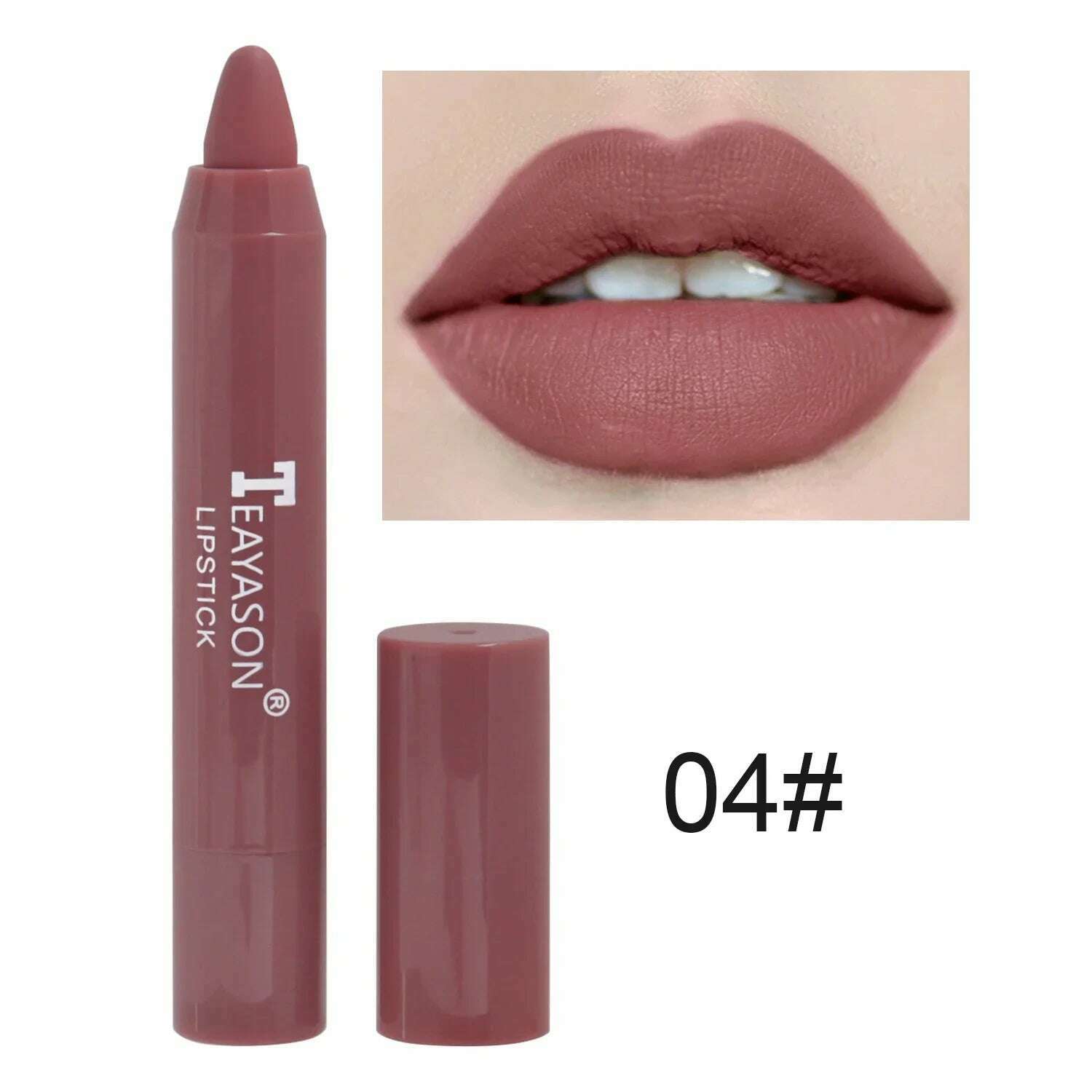 Waterproof Lipliner Pencil Matte Velvet Lip Liner Pen Outline Lip Shape Lipstick Pen Long Lasting Non-stick Cup Makeup Cosmetics - KIMLUD