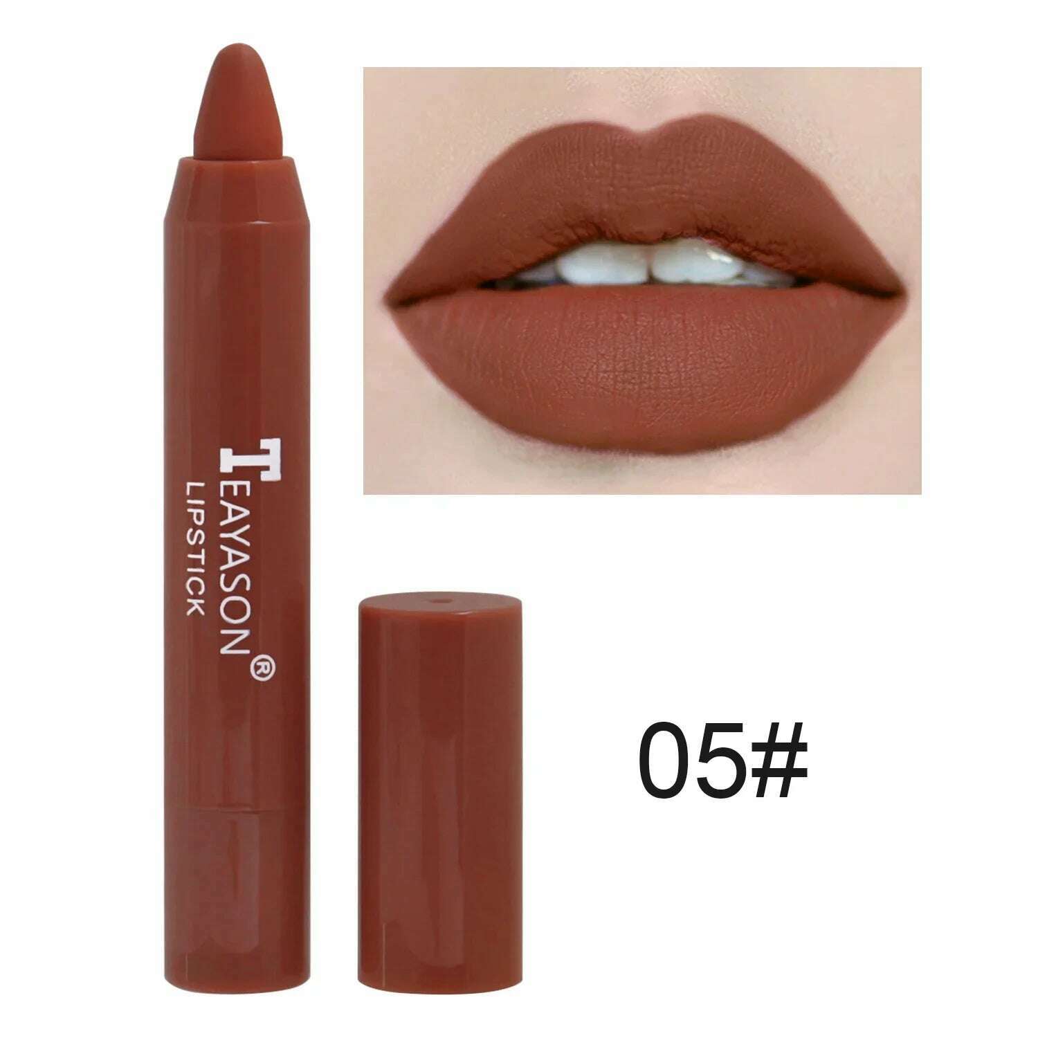 Waterproof Lipliner Pencil Matte Velvet Lip Liner Pen Outline Lip Shape Lipstick Pen Long Lasting Non-stick Cup Makeup Cosmetics - KIMLUD