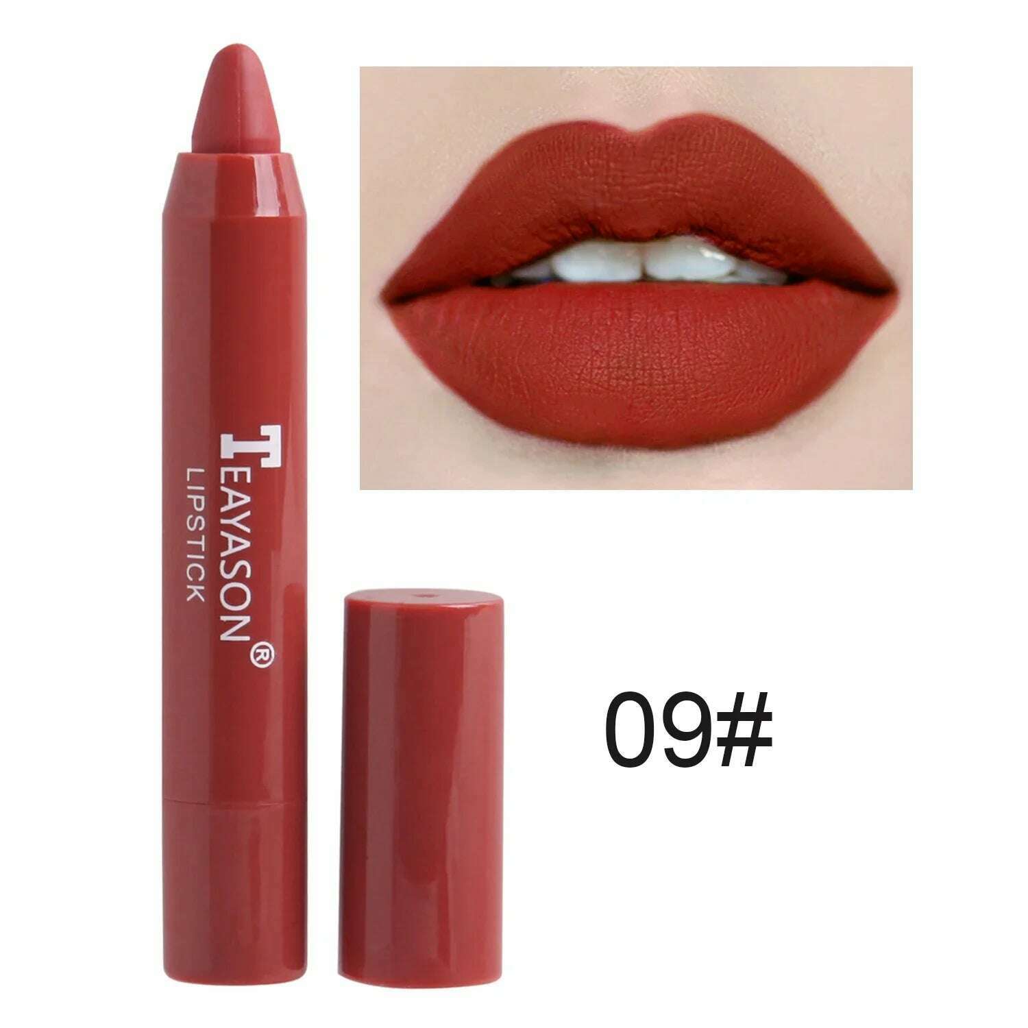 Waterproof Lipliner Pencil Matte Velvet Lip Liner Pen Outline Lip Shape Lipstick Pen Long Lasting Non-stick Cup Makeup Cosmetics - KIMLUD