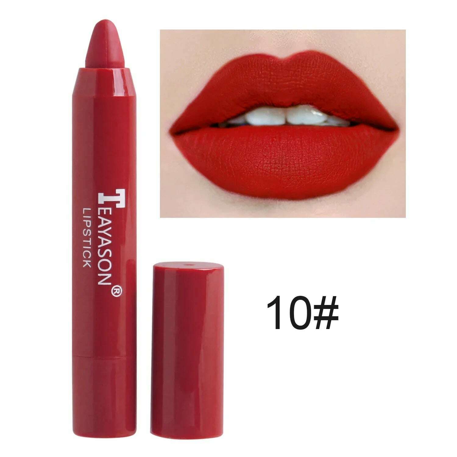 Waterproof Lipliner Pencil Matte Velvet Lip Liner Pen Outline Lip Shape Lipstick Pen Long Lasting Non-stick Cup Makeup Cosmetics - KIMLUD