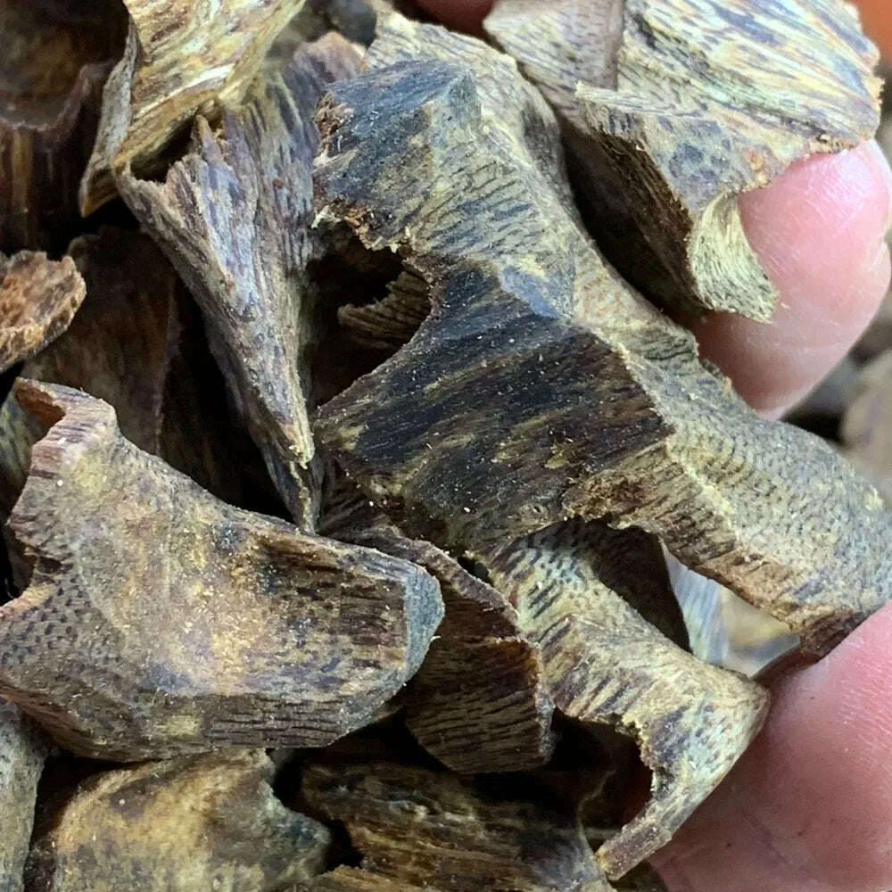 Wholesale Genuine Chinese Kynam Incense Wood Chips Yellow Oil Natural Qi Nan Fragrance Home Fresh Room Aroma - KIMLUD