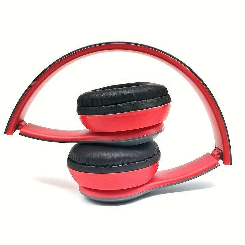 Wireless Headphones 5.0 Bluetooth Earphone Foldable Bass with Memory TF Card For iPhone Xiaomi Sumsamg Phone With Mic Headsets - KIMLUD