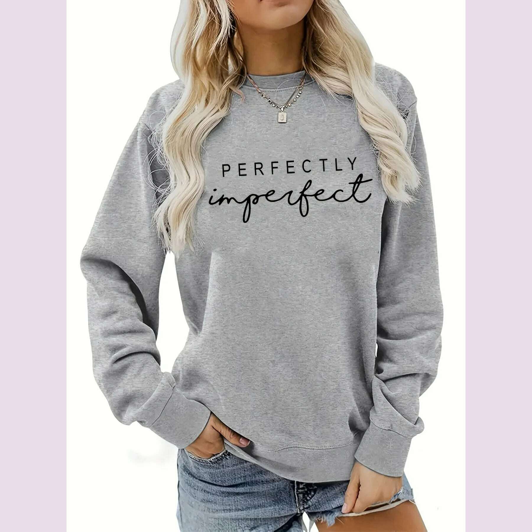 KIMLUD, Women Oversized Hoodies Autumn Winter Thick Warm Hooded Sweatshirts Female Casual Long Sleeve Pullover Tops Streetwear, GRAY / 4XL, KIMLUD APPAREL - Womens Clothes