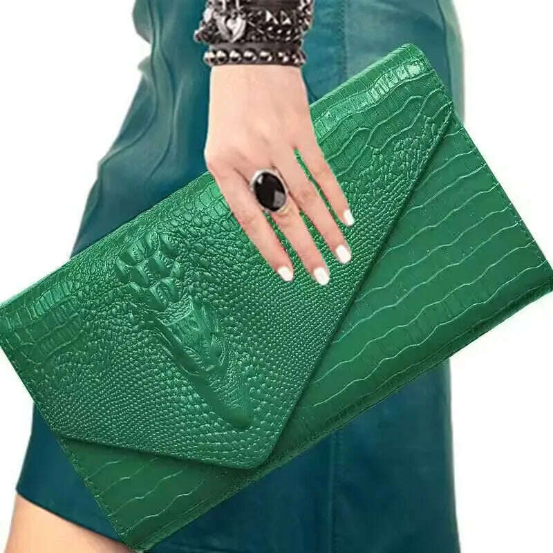 KIMLUD, Women's Bag Square Handbag Lady Crossbody Bag Korean 2024 Brand Woman Shoulder Bags Fashion Female Bags For Girl Chain Handbags, green, KIMLUD APPAREL - Womens Clothes