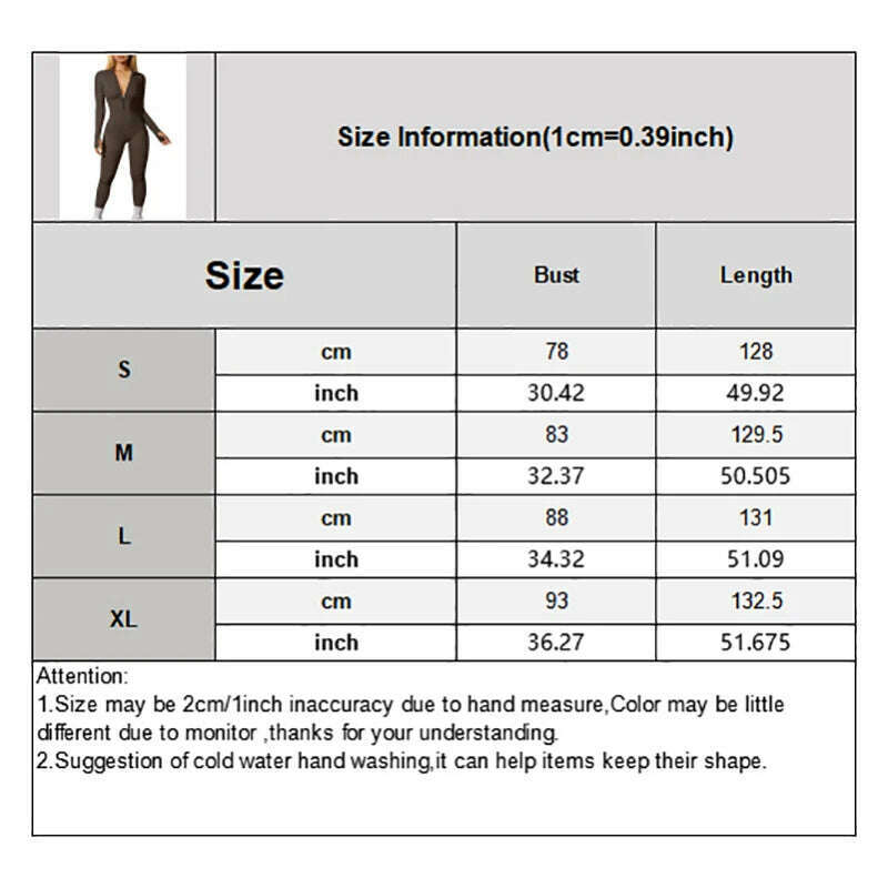 KIMLUD, Women's Yoga Jumpsuit Workout Ribbed Long Sleeve Front Zip Athletic Solid Color Bodysuit Jumpsuit, KIMLUD Womens Clothes