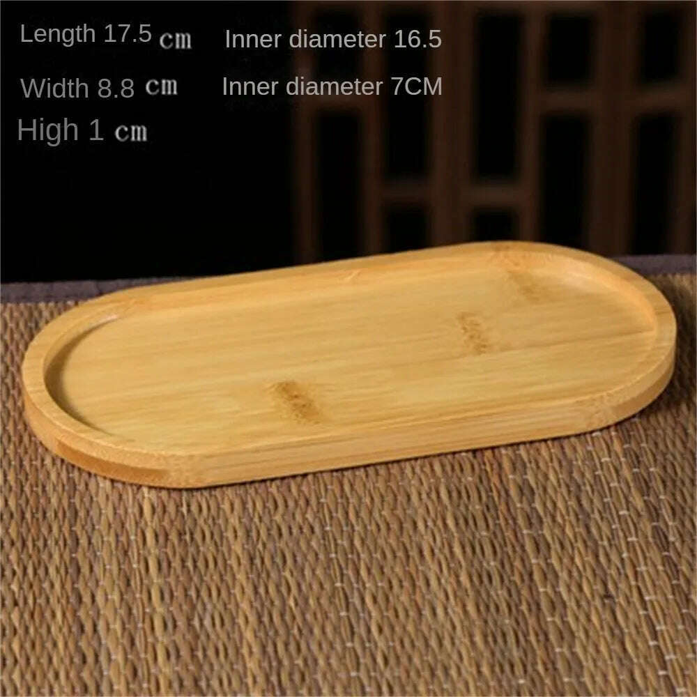 KIMLUD, Wooden Bamboo Multi -size Tea Coaster Cushion Pad Multi -sized DIY Coasters Heart -shaped Elliptical Hexagonal Rectangular, 05 17.5x8.8CM, KIMLUD APPAREL - Womens Clothes