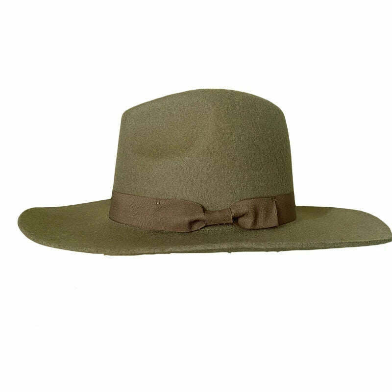 Wool Fedora Hat Vintage Soft Felt Hats Men Trilby Hats Popular Headwear Man's Cap Retro Fedora Hat Women NZ354 - KIMLUD