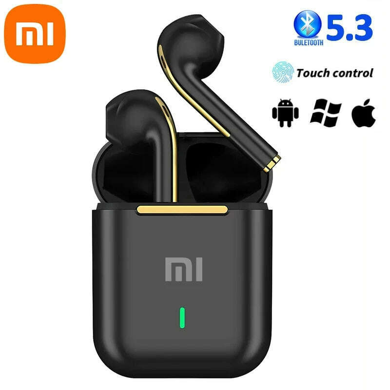 KIMLUD, XIAOMI  Wireless Bluetooth Headphones  In Ear Stereo Sports Earphone Ture Wireless Bluetooth Headset With Mic, black, KIMLUD APPAREL - Womens Clothes