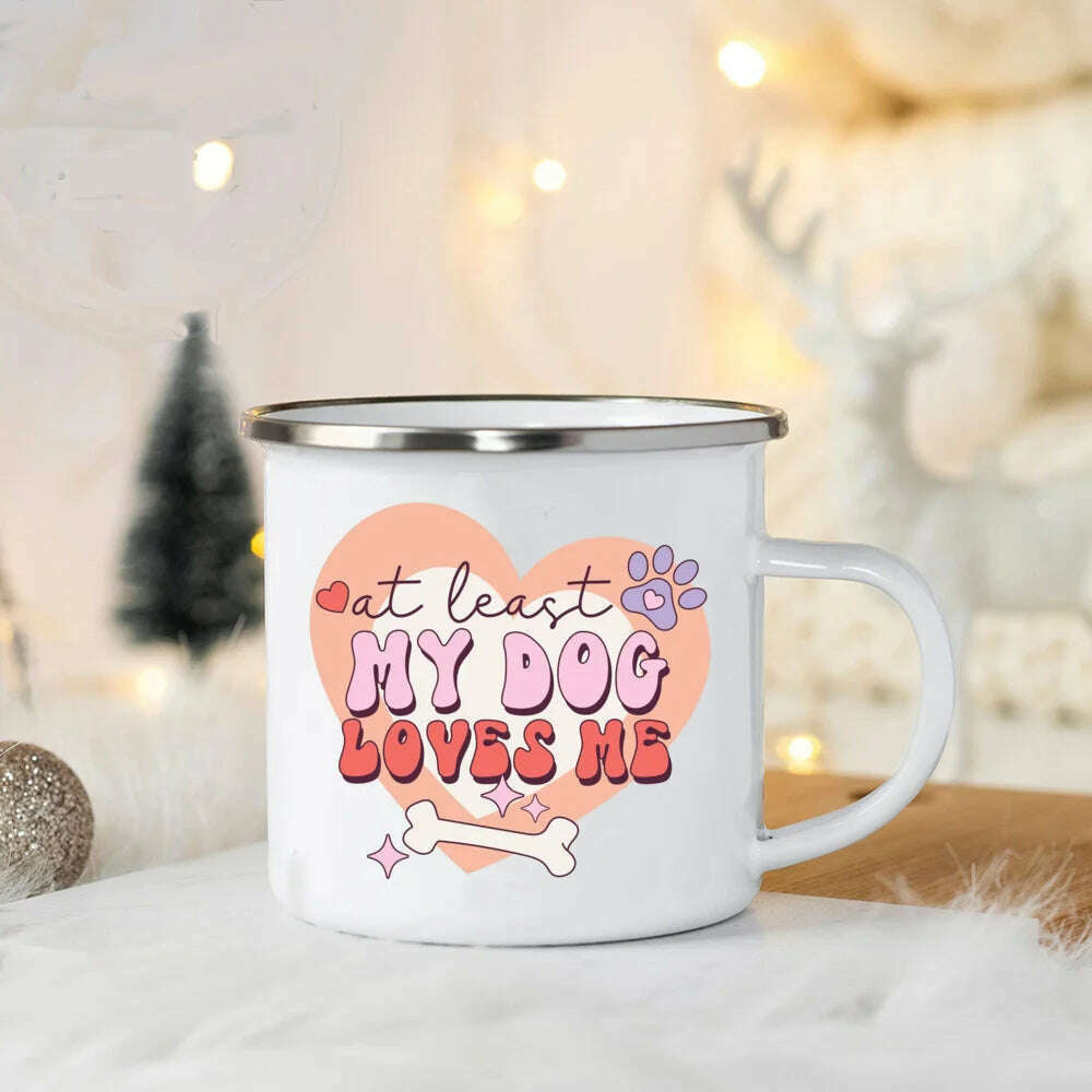 KIMLUD, You Are So Loved Print Coffee Mug Valentine Enamel Mugs Valentine's Party Wine Juice Cups Valentine Cup Present for Her/ Family, UXH369472-A015WH-8 / 360ml, KIMLUD Womens Clothes